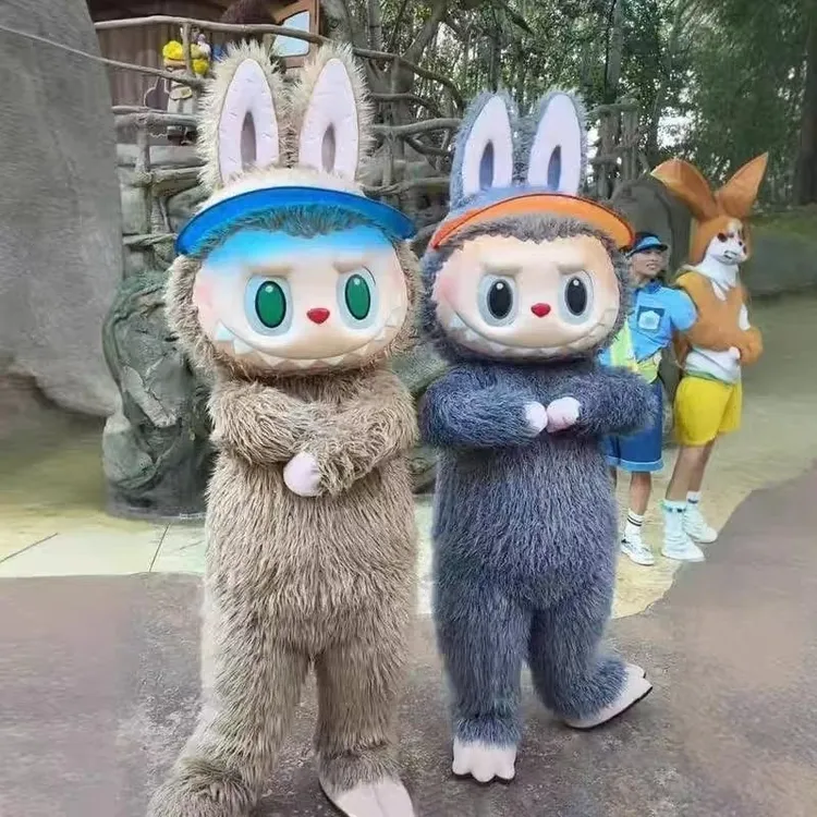 拉布布卡通人偶服装商城引流道具精灵兔子LABUBU玩偶服吉祥物