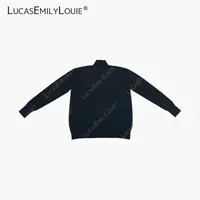 LUCASEMILYLOUIE欢姐0220简约纯色廓形100羊毛高领毛衣2510623