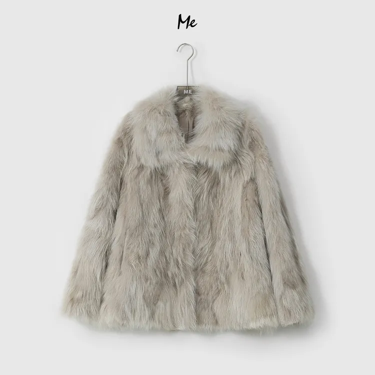 ME【山神皮草】貉子毛皮丰盈长毛老钱御寒保暖时尚皮草外套MESA5628
