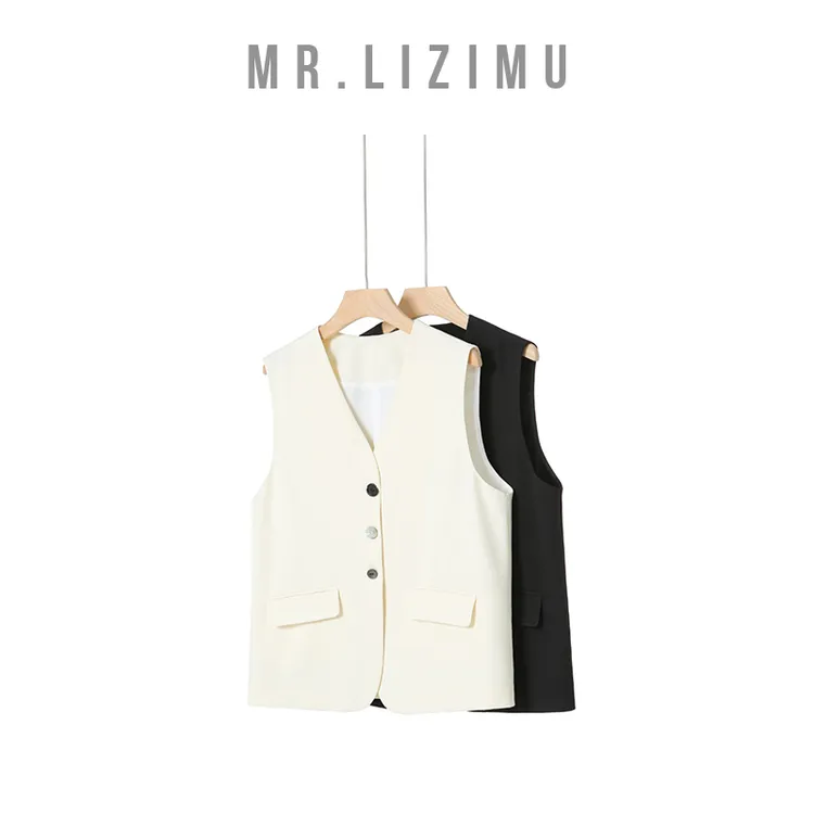李子木先生时尚高级感西装马甲女款早秋款2025新款爆款百搭马甲
