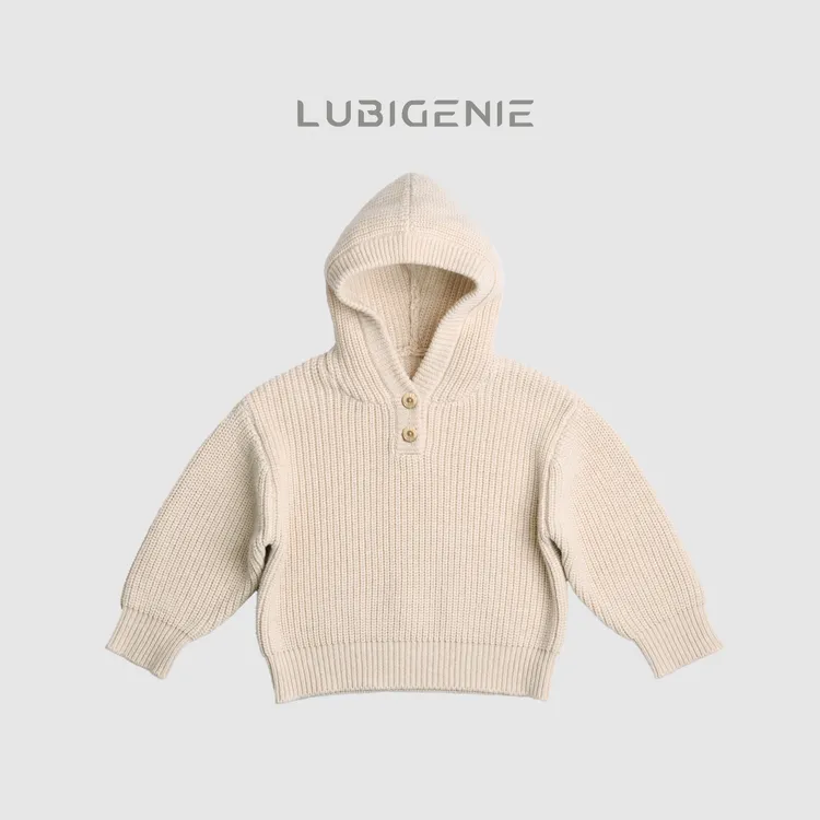 【潘先生高定】连帽毛衣棉+羊毛婴儿衣服