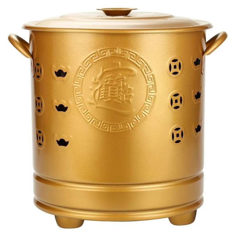 室内无烟烧金桶烧炉焚烧化宝桶烧宝桶经桶加厚家用火盆