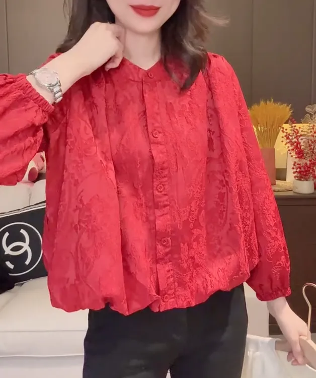 早春新款娃娃版显瘦衬衫【实物微色差】