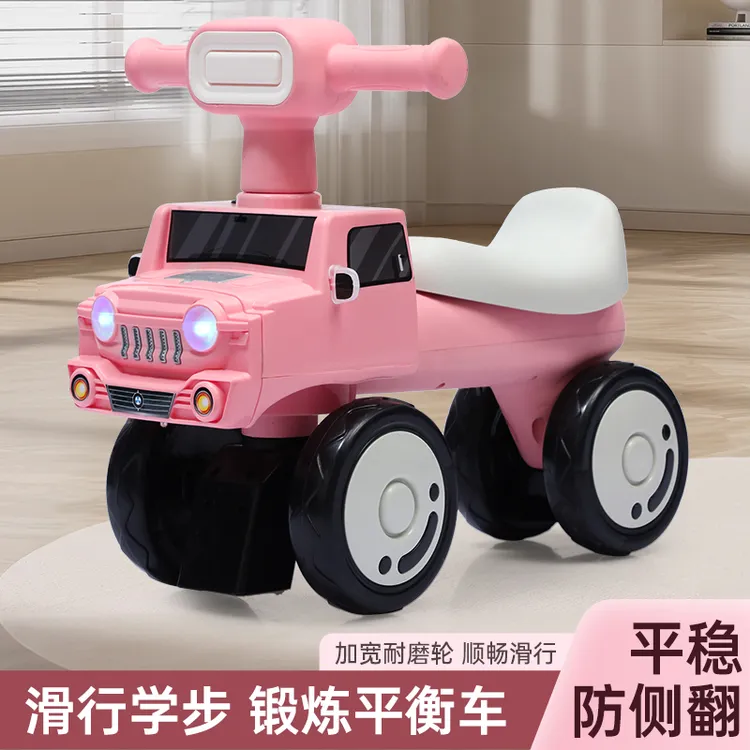 新款汽车滑行车带灯光音乐1到4岁宝宝滑行