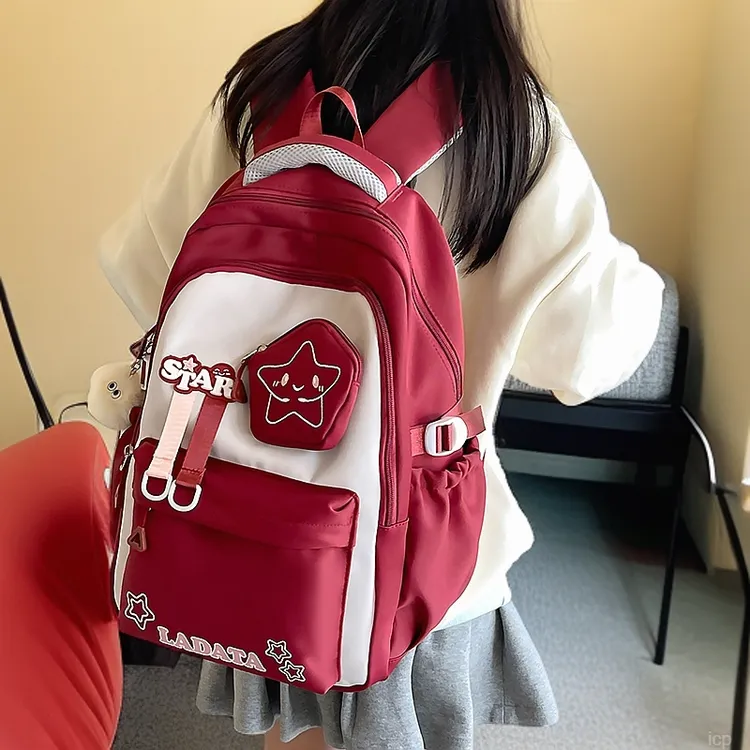 书包女小学生三到五六年级初中生大容量双肩包高中生大学生背包