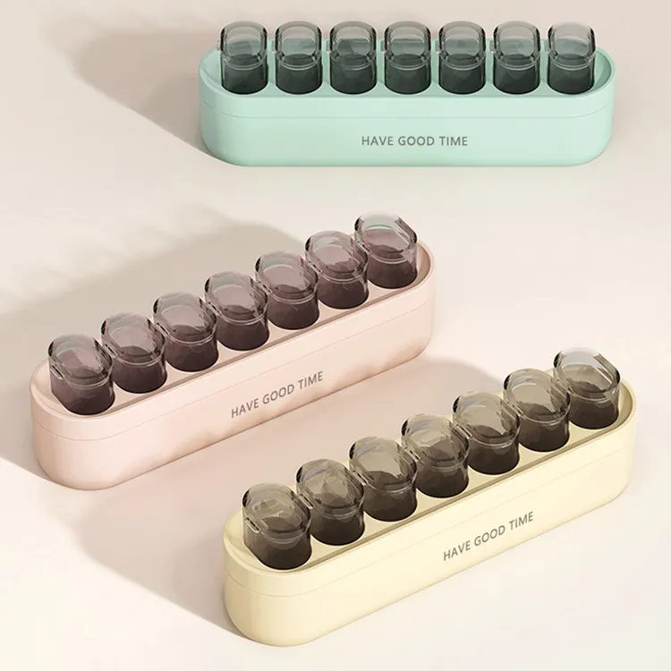 小药盒便携式药品分装药片密封小盒子迷你小药瓶超小号随身早中晚