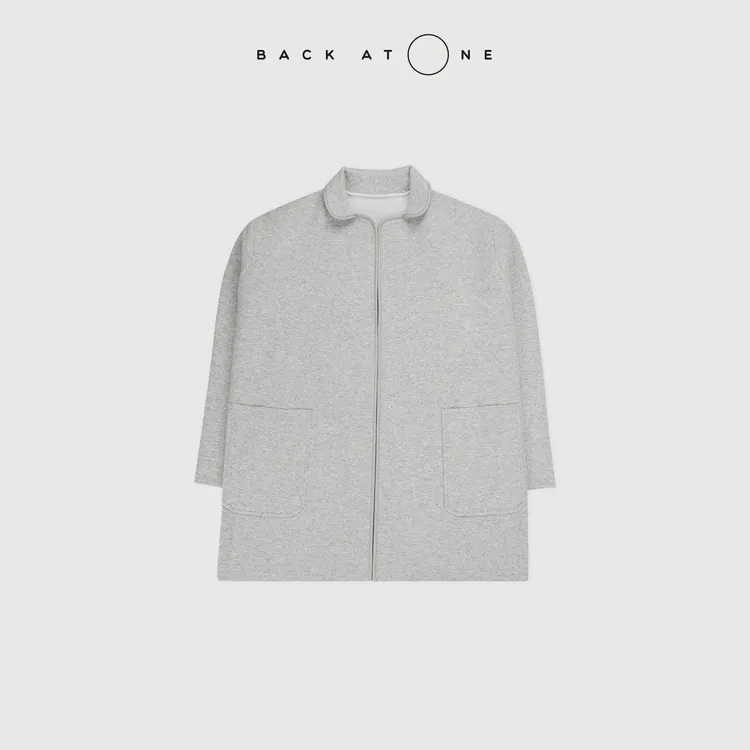 BACKATONE“知雅自成”L*P双面年轻时髦色针织大衣 BFF-1AB005H-K
