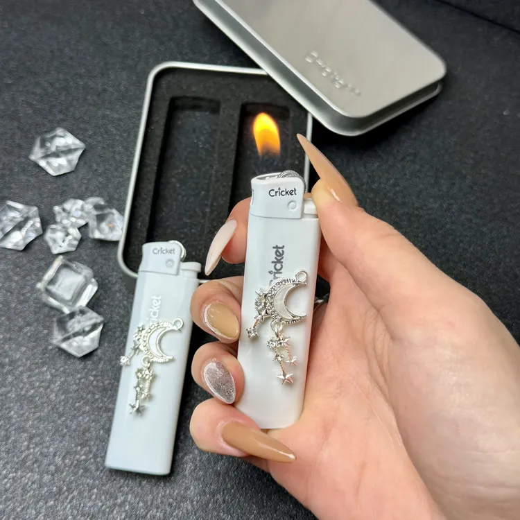 【正品草蜢】原创小众高级设计“心月”草蜢打火机送男女友情侣ins礼