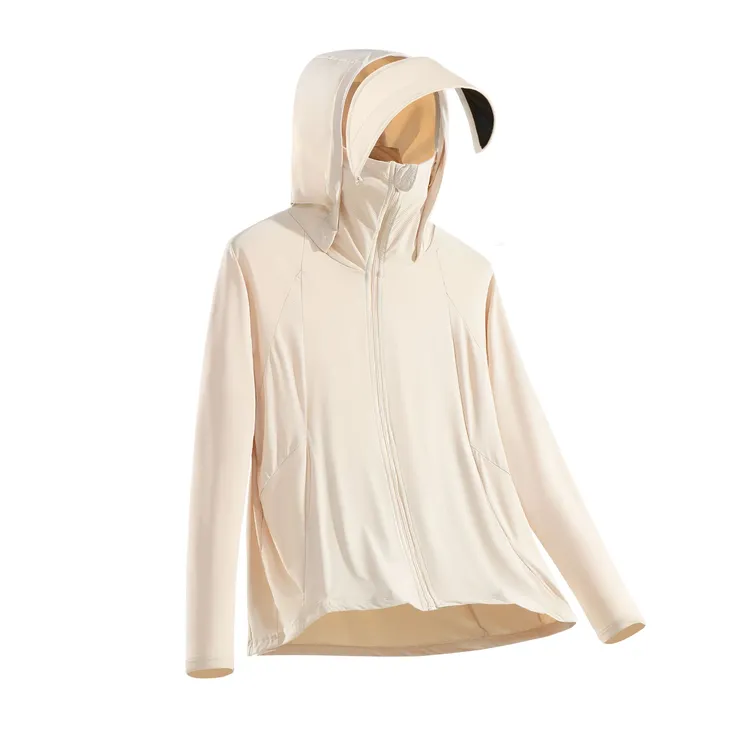 UPF50+冰丝薄款防晒衣男女夏季透气皮肤衣情侣钓鱼防晒服插色外套