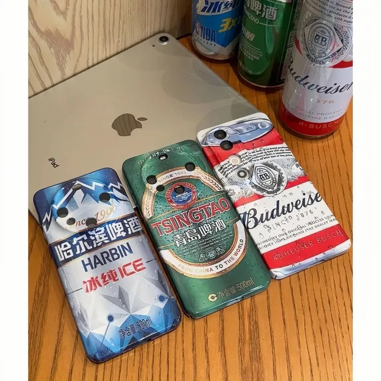 青岛啤酒适用苹果16promax手机壳华为P70oppo小米15vivo