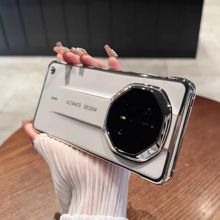 适用华为mate70RS手机壳新款非凡大师超薄透明电镀60rs无边框简约