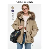【返现10%】9/22上新【绒领溯光】毛领羽绒服上身大气松弛感 羽绒服