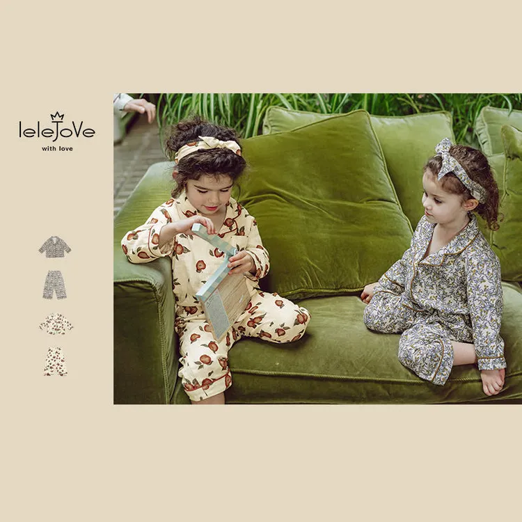 【lelejove】北欧风亲子家居服24春新款宽松舒适宝宝家居服4AS3H992