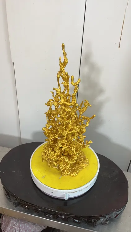 红火蚁巢穴电镀铝制艺术摆件家居民宿酒店装饰好物