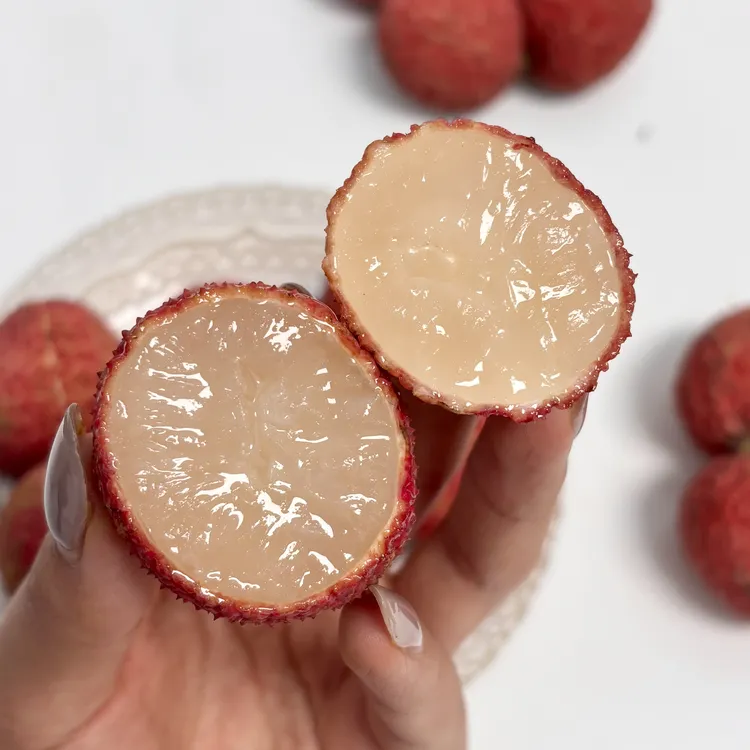 无核荔枝海南澄迈纯甜几乎无酸果肉细腻化渣晶莹清脆