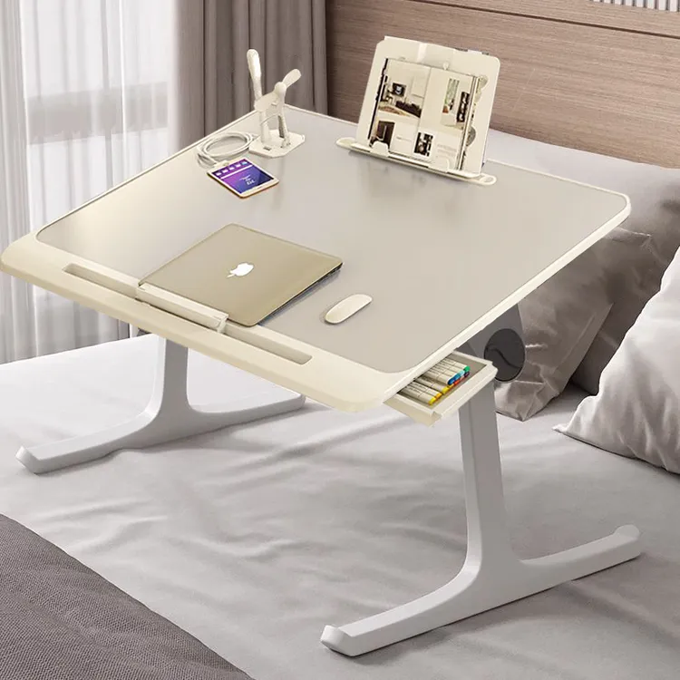 折叠床上小桌子学生床上书桌学习家用笔记本电脑可折叠飘窗小桌板