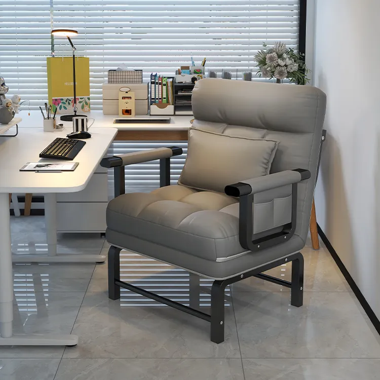 诗维克办公室两用椅午休折叠床午睡单人床夏季可躺可坐沙发懒人椅