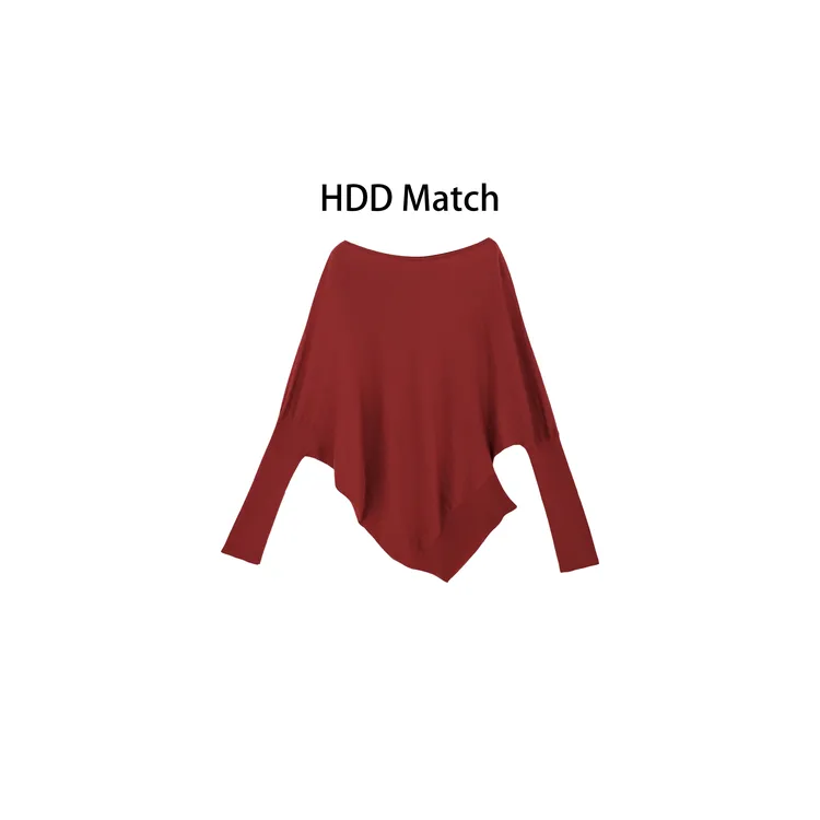 HDD- "红色代码" 羊毛  秋季女款针织简约宽松T恤上衣 Y8498