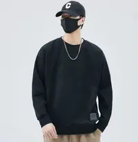 【设计师高货】软而挺括 ！条纹拼接时尚百搭卫衣011
