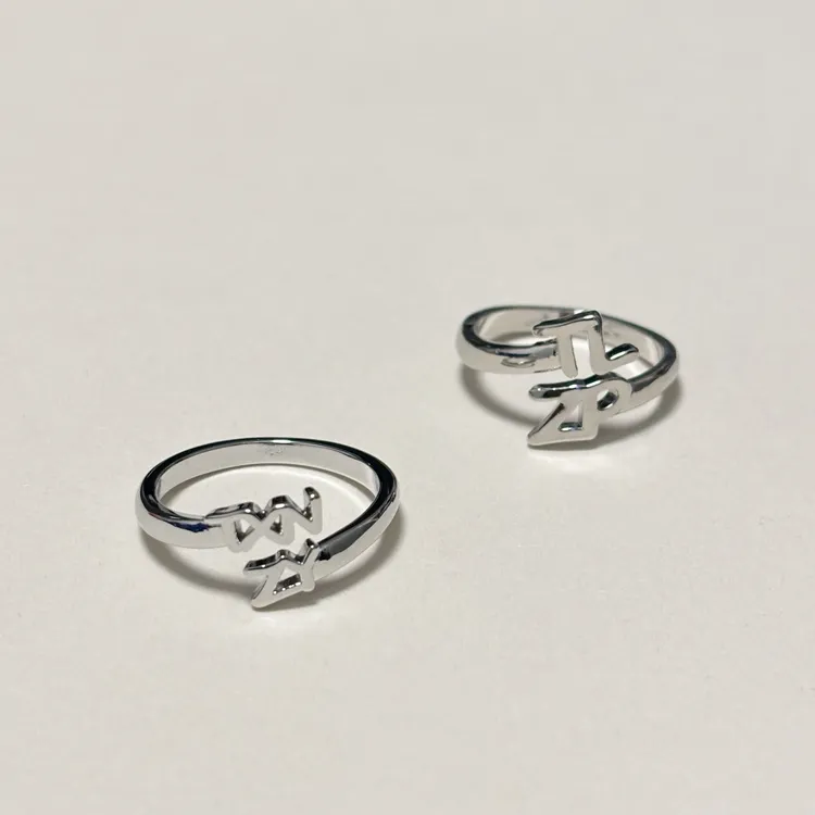 铜合金戒指 【栩渝】慕Ter原创 粉丝福利 txn名字zy戒指