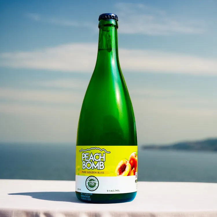 新西兰皓贝黄桃果泥清爽低度鸡尾酒620ml水果味果酒微醺 原瓶进口