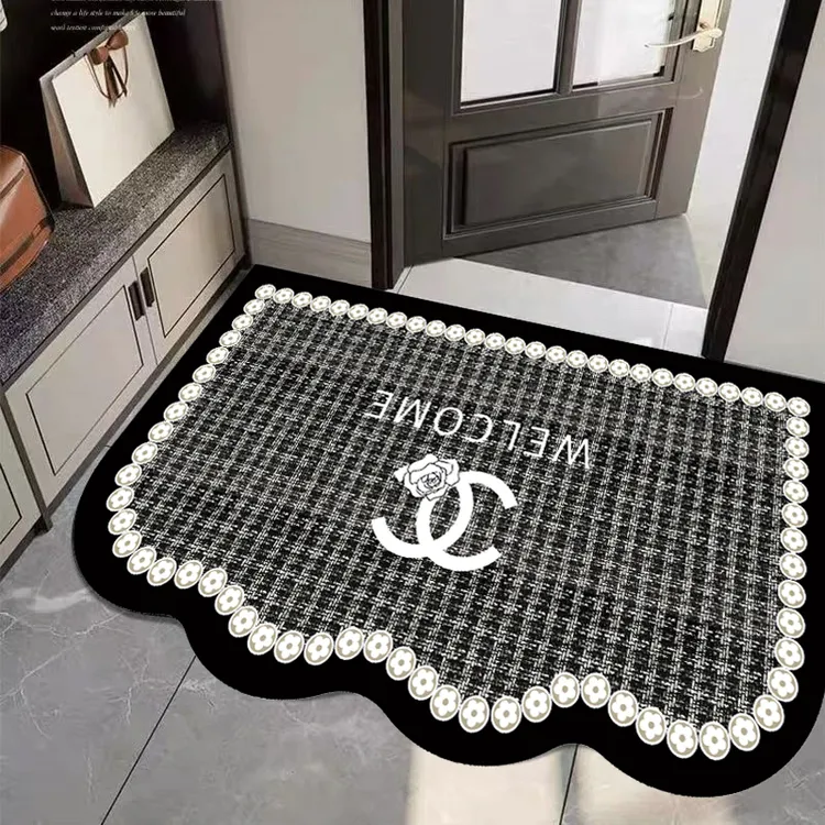 【加大加厚】小香风硅藻泥浴室软地垫速干防滑吸水卫生间门口门垫商品图