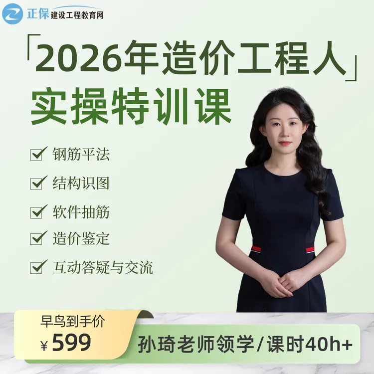 [孙琦老师主讲]2026年造价工程人实操特训