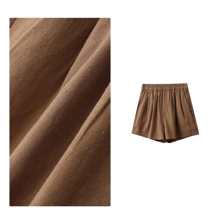 门店46&9！老钱麻麻裤！自在穿搭呼吸感苎麻宽松显瘦休闲裤 D40024