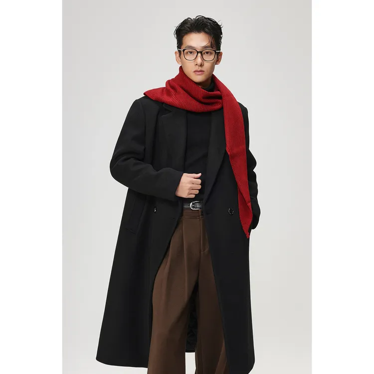 【870g重磅加厚】大衣男款冬季秋冬新款羊毛大衣男宽松休闲时尚潮流