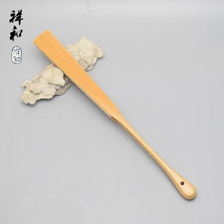 祥和扇坊玉竹铲子文玩折扇水磨老中式贴梁刮棱老师苏名家精纯手工