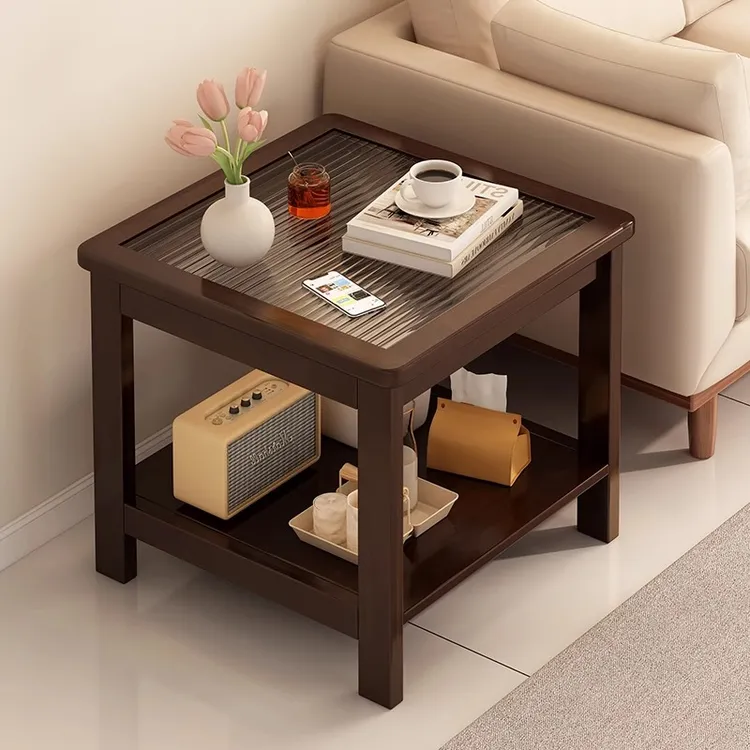 沙发边柜侧边柜桌子茶几小型边几迷你客厅边桌靠墙简约轻奢置物架