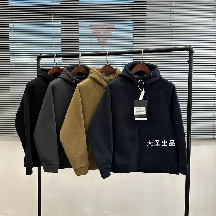 反季！加绒加厚！巨保暖秋冬男女情侣款加厚摇粒绒休闲夹克百搭外套
