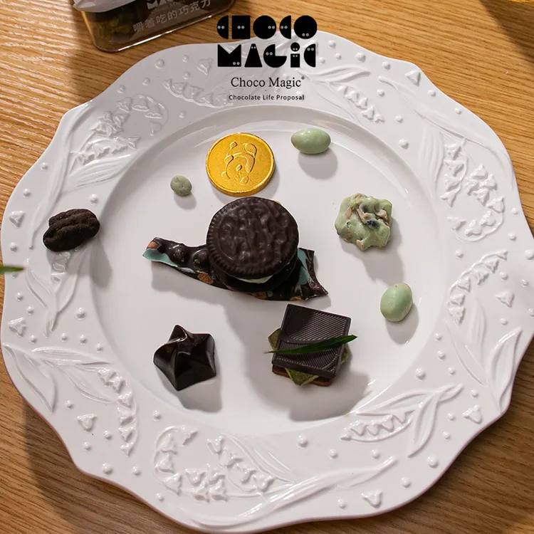 CM巧可曼自选糖果纯可可脂黑巧克力薄荷味排块罐装零食丑墩子牛奶