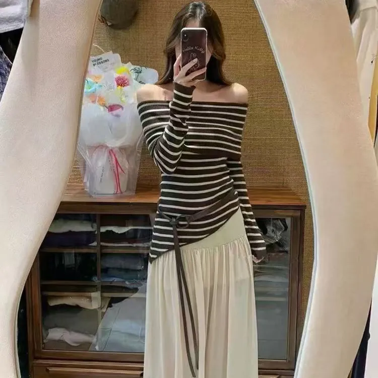 Y.J 月九服饰01-100找数字下单秋冬新款针织御姐气质打底衫