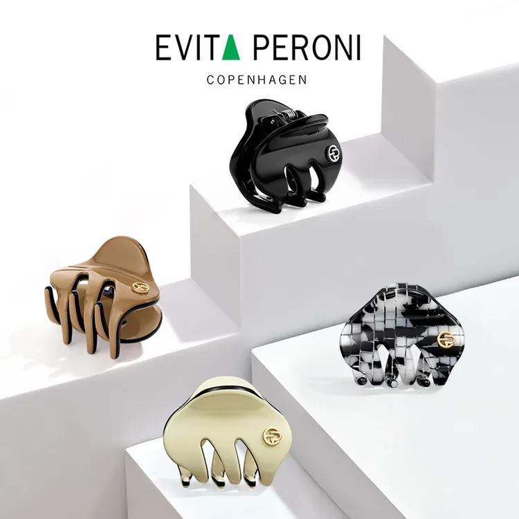 Evita Peroni/依慧达北欧经典迷你精致抓夹气质DB