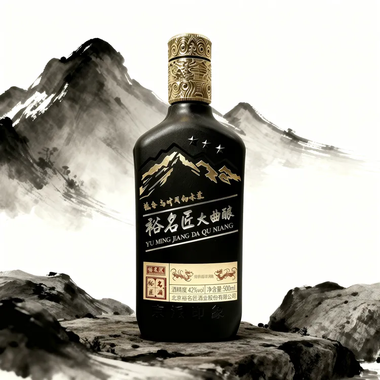 裕名匠高档清香型纯粮白酒42度500毫升口粮酒6瓶42度500