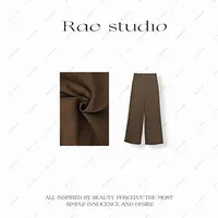 【Rae】极简风高级百搭显瘦显高秋冬西装长裤r716