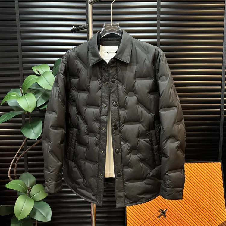 【清澈男装轻奢出品】HH6806/QINGCHE2025/高端欧货白鸭绒羽绒夹克