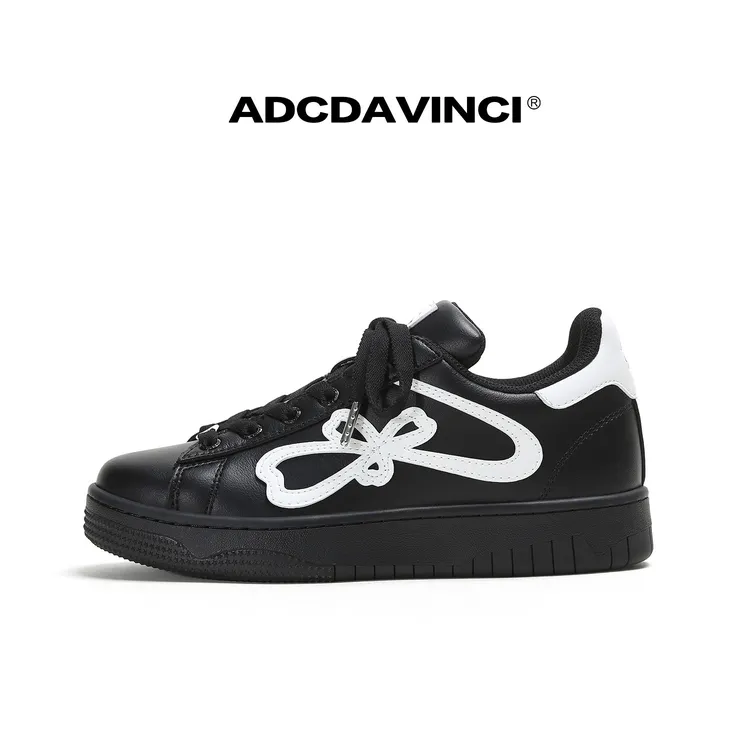 ADC达芬奇 幸运四叶草 4色板鞋 内增高5CM男女鞋 赠送三色鞋带