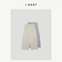 i-EAST 质感特调~慵懒极简时尚松紧腰百搭休闲裤-5D K25426