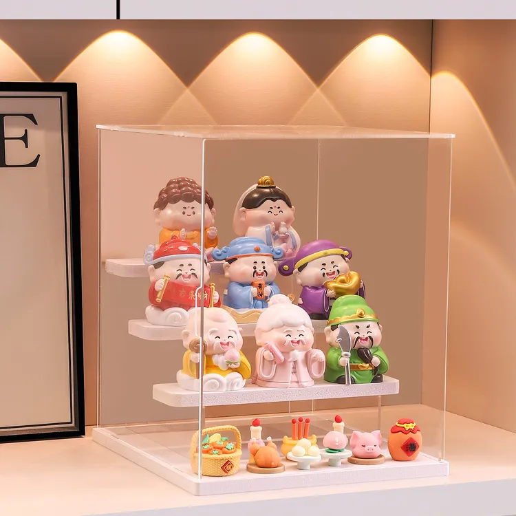 五路财神爷各路神仙家用供奉摆件全套家居玄关展示架乔迁新居礼物