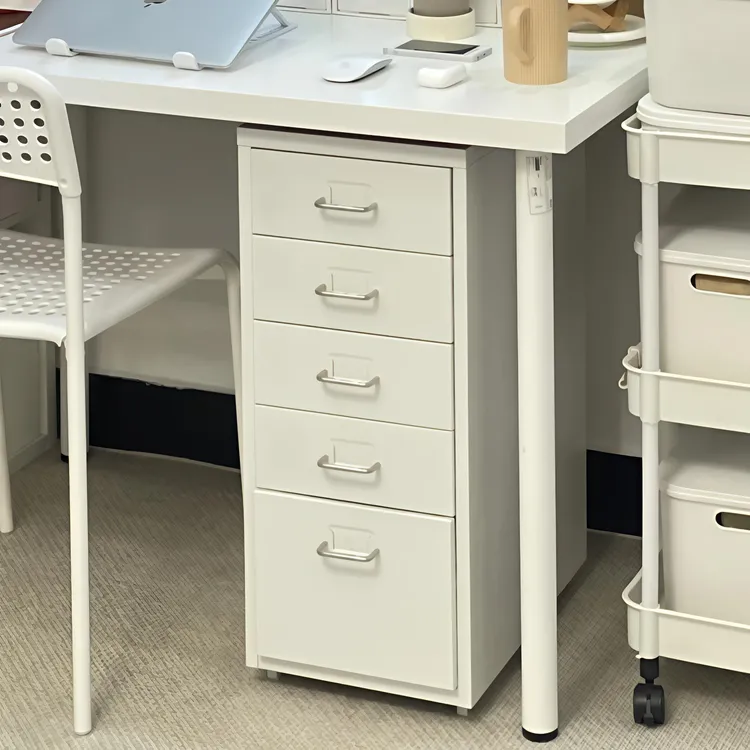 海尔默抽屉式收纳柜卧室夹缝柜办公室桌下文件柜床头柜储物柜斗柜