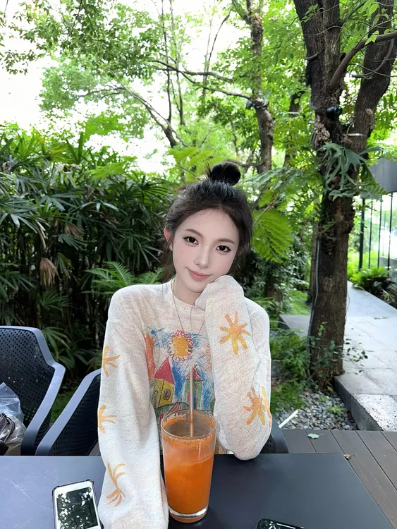 韩系ins国潮流小众设计感长袖t恤女防晒薄款罩衫夏季宽松休闲上衣