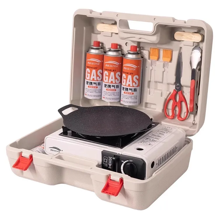 卡式炉户外便携式卡磁瓦斯炉燃气罐煮茶炉野外炊具炉具煤气灶全套