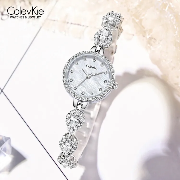 Colevkie【官方正品】女士手表2025新款轻奢镶钻手表女