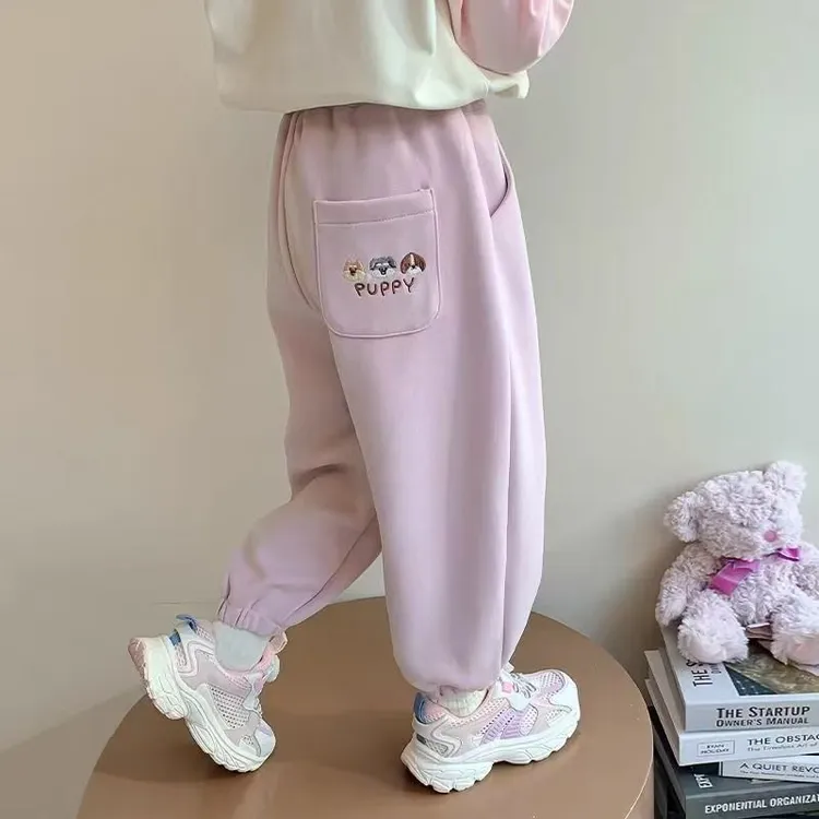 女童春秋款裤子2025新款卫裤洋气长裤女宝宝秋装儿童装秋季运动裤