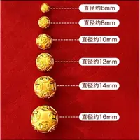 合金珠珠【铜钱珠单珠配饰】