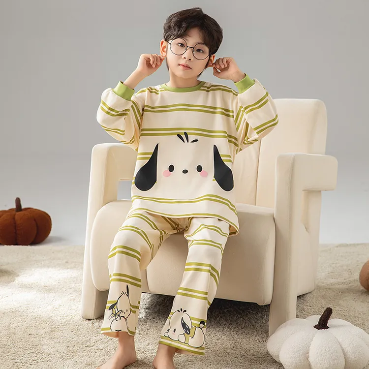 儿童睡衣春秋季纯棉男童长袖中大童小男孩卡通宝宝童装家居服套装