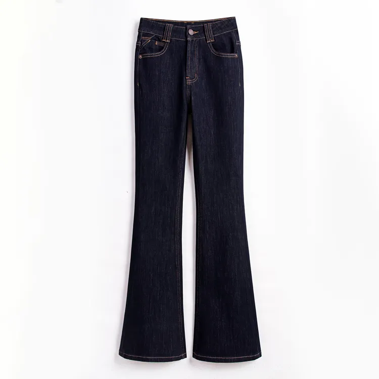 万能瘦腿/2025秋季新款高腰提臀微喇长裤牛仔裤女宽松喇叭裤牛仔