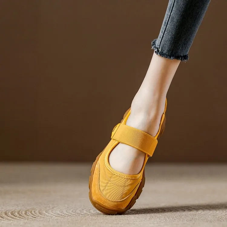 西班牙小众品牌玛丽珍运动鞋女薄款透气软底休闲芭蕾德训鞋